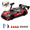 8601-Red, variant on 1:24 Scale RC Drift Car, 4WD 2.4GHz High Speed Electric Racing Vehicle with USB Charging, Roadblocks and Spare Tires, Hobby Sport RC Cars for Adults