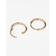 thumbnail image 5 of FANSING 8mm Surgical Steel Endless Rose Gold Hoop Earrings for Women Cartilage Earring Hoop Rook Helix Piercing Earrings for Men, 5 of 5