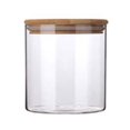 thumbnail image 1 of AMERTEER Transparent Clear High Cylinder Glass Sealed Kitchen Storage Bottle Jar with Lid Organization Container, 1 of 5