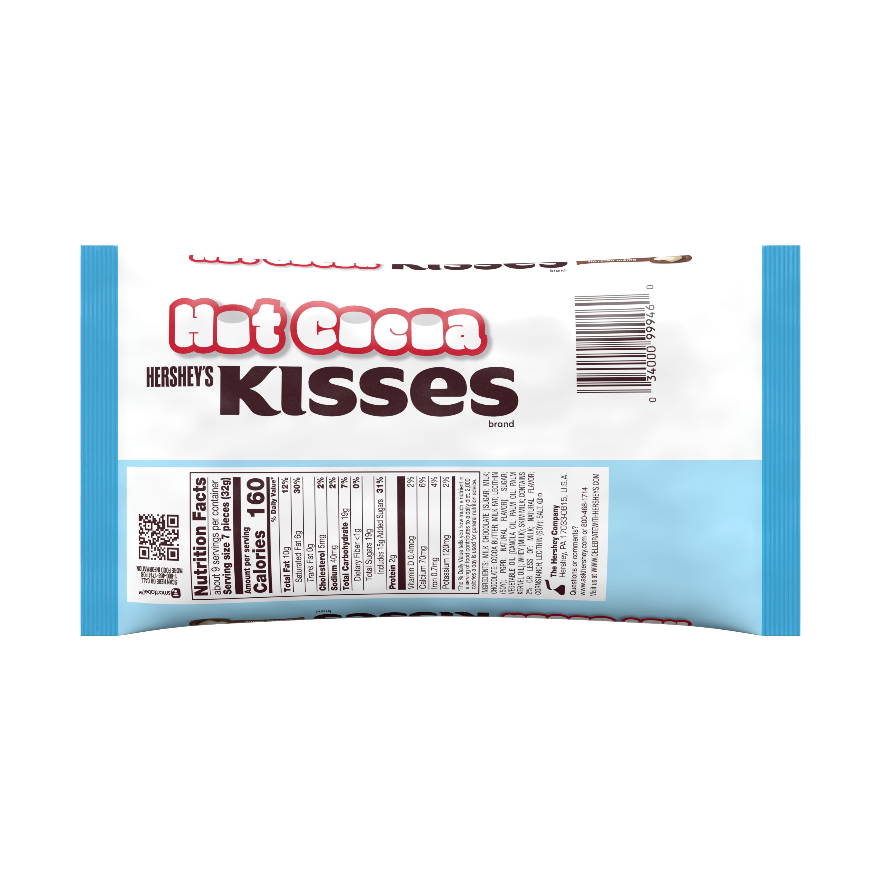 Hershey's Kisses Hot Cocoa Chocolate Candy, Holiday Bag, 10 Oz. - image 2 of 6