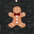 thumbnail image 4 of Inktastic Cute Gingerbread Man with Red Plaid Bowtie Women's T-Shirt, 4 of 5
