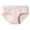 A-Beige, variant on No Show Underwear for Women Mid Waisted Breathable Stretch Briefs Lightweight Color Block Panties Medium