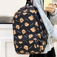 thumbnail image 5 of School Backpack for Teens Cute Capybara Print Backpack Large Capacity Laptop Bag Casual Commute Travel Daypack, 5 of 5