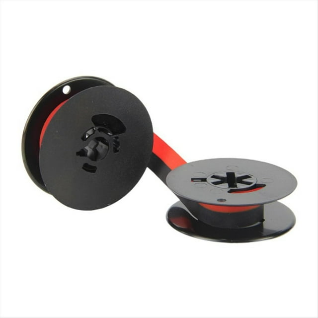 1Pcs Ruban de Machine à Écrire Double Bobine Ruban d'Encre de Machine à Écrire Double Bobine Pièce de Rechange pour la Plupart des Machines à Écrire (Noir&Rouge), 1 x Ruban de Machine à Écrire, Noir&Rouge