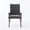 Gray + Chenille + Foam+5, variant on YANGXUN Gray Tufted Chenille Fabric Arm Dining Accent Chair with Curved Rubberwood Legs American French Style Upholstered Single Club Chair