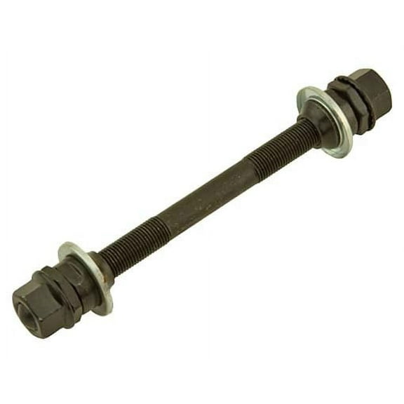 Alta Bike Front Hub Axle 3/8" x 140mm Long, Multiple Colors (Black)