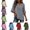 Gray, variant on Womens V Neck Shirts Bell Sleeve Button Down Summer Blouses Soft Stretchy Breathable Casual Tops