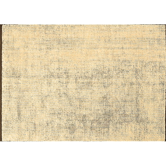 Ahgly Company Indoor Rectangle Solid Brown Modern Area Rugs, 7' x 9'