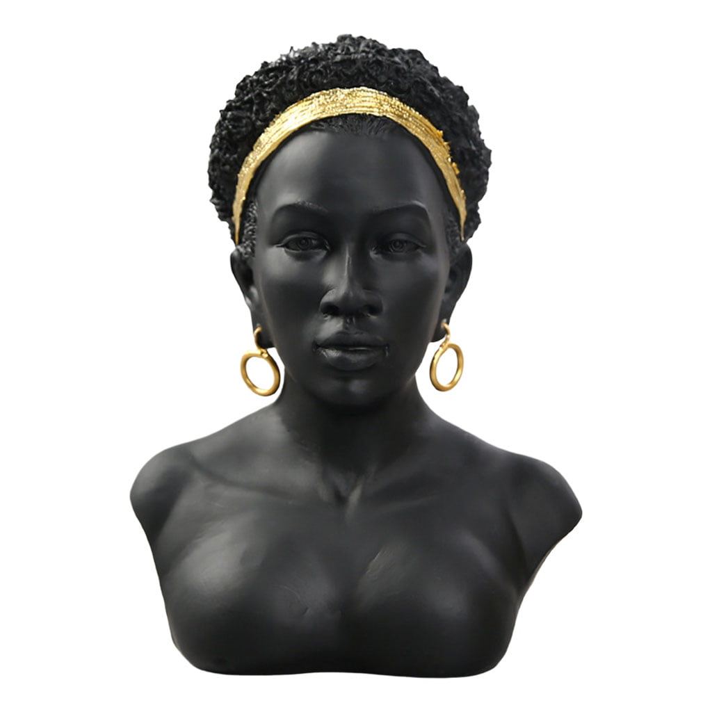 #1 Birthday Wedding Gift Special African Girl Resin Figurine Model Statue Decor Decoration