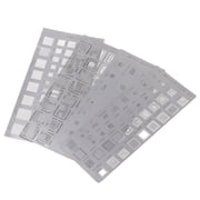 4 Pcs Universal Reballing Stencil Kit for iPhone Android Devices Portable