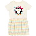 thumbnail image 3 of Inktastic 2nd Birthday Cute Penguin 2 Year Old Girl Girls Toddler Dress, 3 of 5