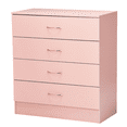 thumbnail image 6 of GZXS 4 Drawer Dresser for Bedroom, Small Chests of Drawers, Modern Night Stand for Hallway, Closet, Living Room, Pink, 6 of 10
