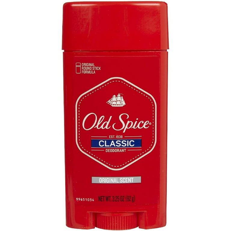 Old Spice Classic Original Scent Deodorant 3.25 oz. Stick