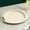 Beige 9T2, variant on Wuztai 4Pcs Oval Steak Plates with Ears Plastic Heat Resistant, Restaurant Plates for Dining, Drop Proof Plates for Home Kitchen