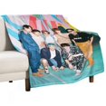 thumbnail image 3 of Kpop BTS Super Soft Throw Blanket Ultra Soft Flannel Blankets Home Furnishing Blanket Sofa Blanket 50"X40", 3 of 7