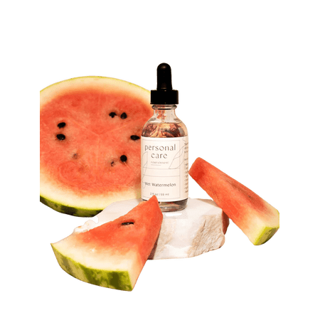 Watermelon Flavored Intimate Body Oil for Women – Natural Edible Aromatherapy Moisturizing Oil with Organic Ingredients – Hydrating & Scented Skin Care Oil (2 oz)