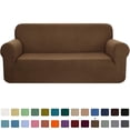 thumbnail image 1 of CHOK 2024 1-Piece Checks Stretch Sofa Cover Slipcover Couch Cover  Chair  Light Gray, 1 of 6