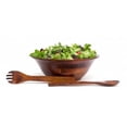 thumbnail image 1 of Lipper International 264-3 Cherry Finish 3 Pieces Flared & Footed Bowl Set with 13 in. Servers, 1 of 2