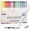15 Colors, variant on 15/20/25 Double-End Highlighters, Fine Head + Chisel Head, Good Choice for Outlining Lines and Emphasizing Marks, wide range of colors from fresh to vivid, Partner for Imagination and Creativity