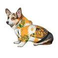 thumbnail image 6 of Bingfone White Floral And Butterflies Dog Clothes Hoodie, Pet Winter Coat,Puppy Sweatshirts For Small Dogs Boy Girl,Suitable For All Breeds-Large, 6 of 8