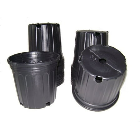 - 9GreenBox - 20 NEW Plastic Nursery 1 Gallon Trade POT ~ Holds 0.66 Gal