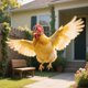 thumbnail image 5 of 1 Unidad De Accesorios Para Mascotas: Casco Divertido De Gallina Para Pájaros, 5 of 5
