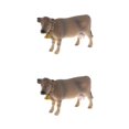 thumbnail image 2 of Vogacara de acción modelo animal estático juguete para niños y adultos marrón suizo 2piezas marrón suizo, 2 of 6