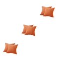 thumbnail image 3 of Fundas de almohada Cateissary 2 piezas decorativas Naranja 3Conjunto, 3 of 6
