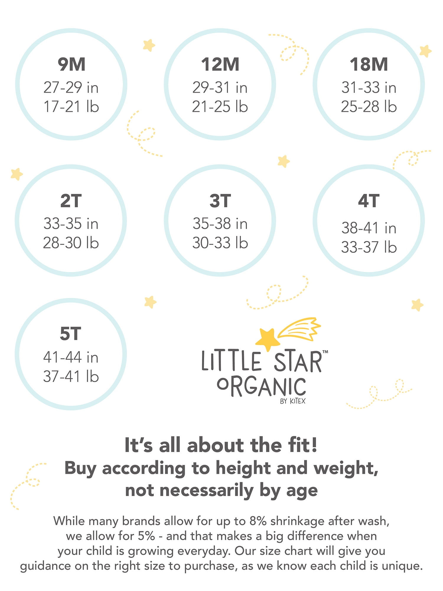 Little Star Organic Toddler Boy 3 Pk Pull-On Athletic Shorts, Size 12 Months-5T