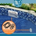 thumbnail image 6 of SmartLine 12' Round Coastal Rock Overlap Above Ground Swimming Pool Liner, 48"/52" Height, 25 Gauge, 6 of 6