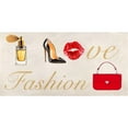 thumbnail image 3 of Clair, Michelle 24x14 Black Modern Framed Museum Art Print Titled - I Love Fashion, 3 of 5