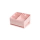 thumbnail image 1 of Vogacara Estuche desmontable Caja de almacenamiento de maquillaje Rejilla Exhibición de joyas Cosméticos Cajón Misceláneas Lápices labiales Titular Bolsas de maquillaje Rosa Vogacara CE015457-02, 1 of 6