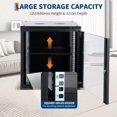 thumbnail image 6 of Ataucjin 12U Wall Mount Network Cabinet - 17.7" Deep Server Rack Enclosure with Locking Glass Door & Removable Side Panels, IT/AV Equipment Rack for Secure Data and Audio-Visual Installations, 6 of 7