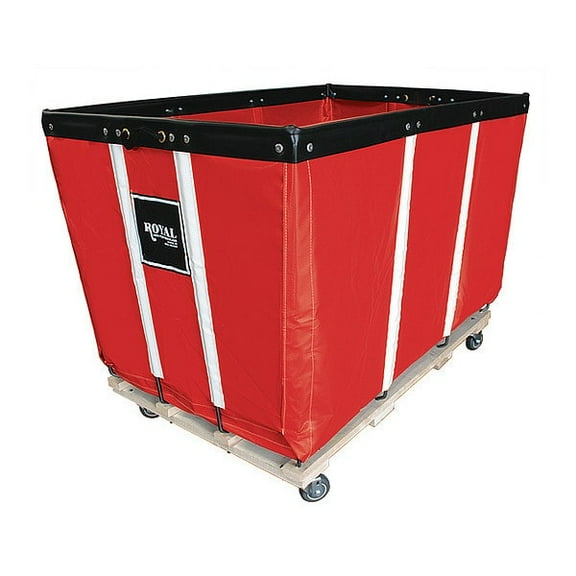 Royal Basket Trucks Heavy Duty Basket Truck,24 Bu,Red Vinyl G24-RRW-HDA-4UNN