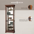 thumbnail image 3 of Howard Miller 680-676 Brantly VI Curio Cabinet, 3 of 7