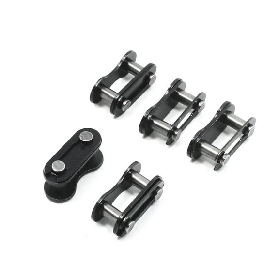 Unique Bargains 5 Pcs Pitch Chain Master Link Connectors for Bicycle Bike Black