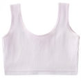 thumbnail image 1 of Godderr Kids Girls Sports Bras,Big Girl Solid Color Cotton Development Small Vests,First Bras for Girls 10-12Y, 1 of 6