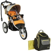 InStep - Safari Double Jogging Stroller save 20% on Diaper Back Pack