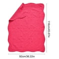 thumbnail image 3 of ddioayh Quilted Blanket With Soft Dermatological-Friendly Filling for Baby Nap & Sofa Use 36x45 Inches Lightweight Coverlet, 3 of 6