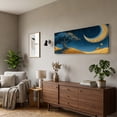 thumbnail image 2 of Oversized Canvas Wall Art Tree of Life with Sun and Moon, Green Abstract Nature Paintings, Modern Canvas Prints for Living Room Bedroom Home Decoration, 2 of 7