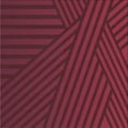 thumbnail image 1 of Ahgly Company Machine Washable Indoor Square Transitional Bright Maroon Red Area Rugs, 4' Square, 1 of 7