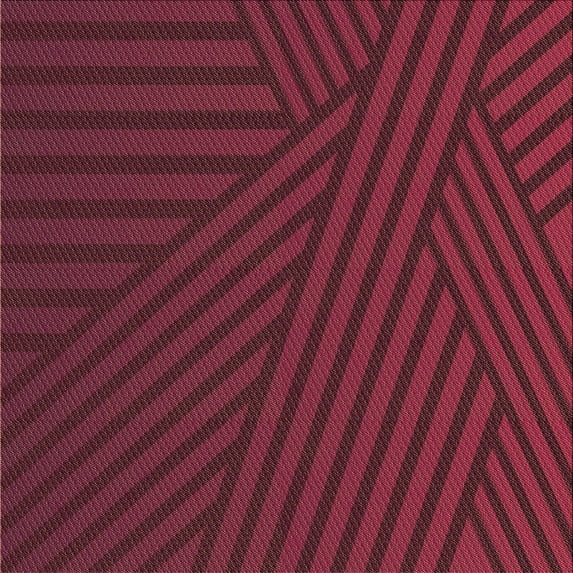 Ahgly Company Indoor Square Patterned Bright Maroon Red Area Rugs, 8' Square