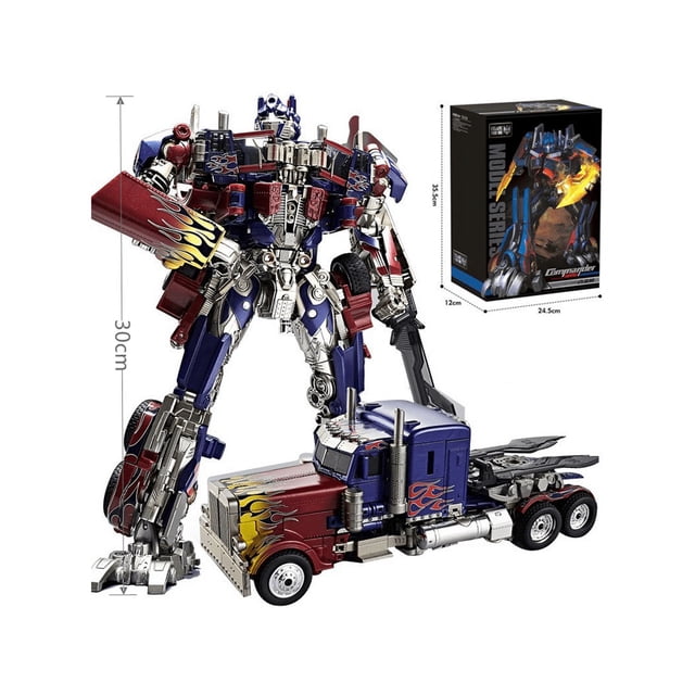 Robot de transformación de 30 cm, Comandante Optimus, robot de aleación Jetfire, Autobots, figuras, modelo, regalo para niños