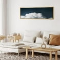 thumbnail image 4 of IDEA4WALL Extra Large Framed Canvas Print Wall Art Cumulus Cloud Elegance Majestic Sky Artwork Nature Wilderness Fine Art Decor Rustic Antique Painting for Home Decoration - 60"x20", 4 of 5