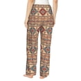 thumbnail image 3 of Haiem Traditional Tribal Aztec Women's Pajama Pants Ultra Lightweight Pjs Bottoms Sleepwear Bottom Pants With Pocket Drawstring-Medium, 3 of 9
