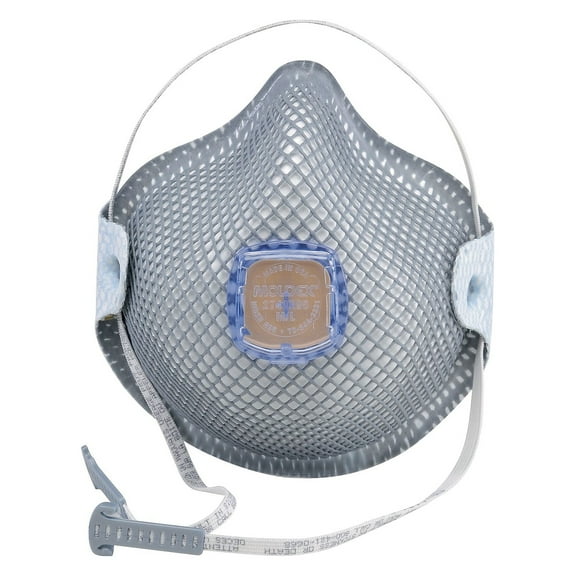 Moldex 2740R95 R95 Particulate Respirators with HandyStrap & Ventex Valve, 10/Box