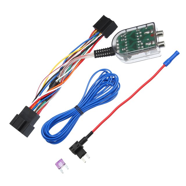 Coche Agregue un Amp Amplificador Adaptador Interfaz a Radio Sistema con Fusible