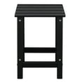 thumbnail image 3 of IVV 14" Square Outdoor Patio Side Table, Waterproof HDPE End Tables for Backyard Pool Porch Garden Lawn (Black), 3 of 8