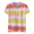 thumbnail image 4 of B91xZ Chemises pour Femmes T-Shirt Confortable à Manches Courtes, Orange M, 4 of 4