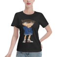 thumbnail image 1 of T-Shirt Basique à Manches Courtes pour Femmes Detective Conan Conan, 1 of 6